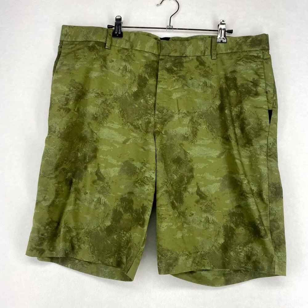 Nike Golf Shorts Green‎ Color Dri-Fit Modern Fit Mens Size 38